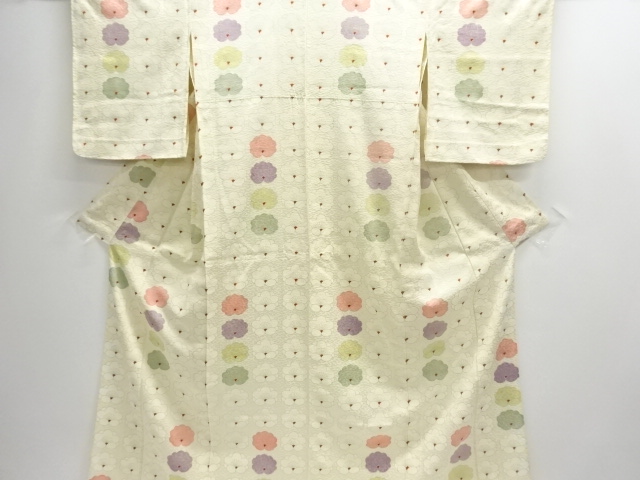 JAPANESE KIMONO / HITOE / TSUKESAGE KOMON / UME